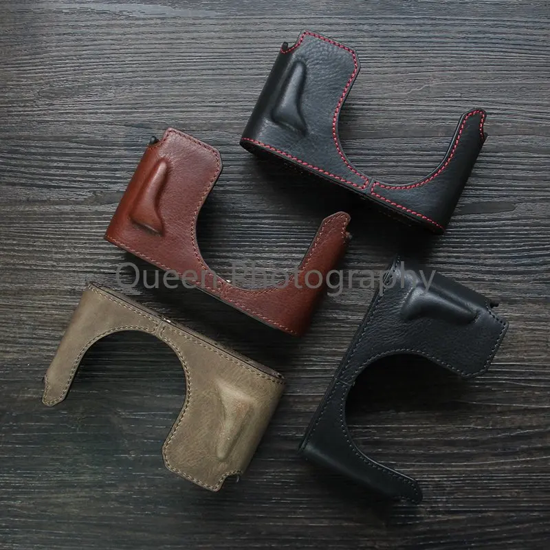 Per Leica Q Q-P Typ116 Custodia Protettiva Per Il Corpo Base Per Fotocamera Da Lavoro Manuale Custodia Per Custodia In Vera Pelle Di Vacchetta