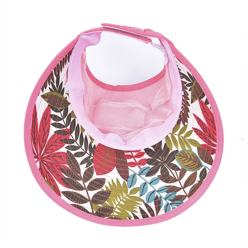 Summer Sun Protection Folding Sun Hat For Women Wide Brim Cap Ladies Beach Visor Hat Girl Holiday UV Protection