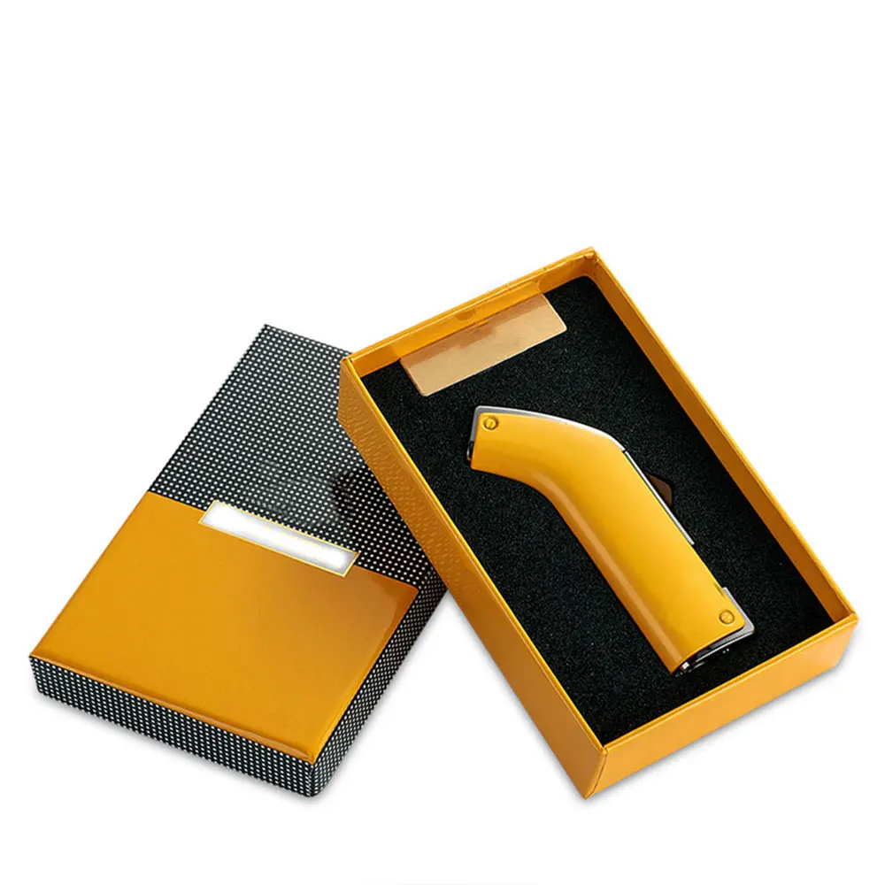 Luxury torch cigar lighter PORCELAIN gas lighter CL-500 Handhold Lighter Gift Box