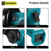 NEWBENY 3 Inch Mini Brushless Angle Grinder Household Cordless Grinding Cutting Woodworking Tool For Makita 18V-21V Battery 5