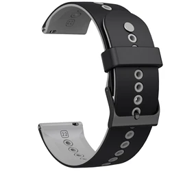 Breathable Silicone Quick-Release Sports Watch Band, 22mm Strap - 22mm (A4)