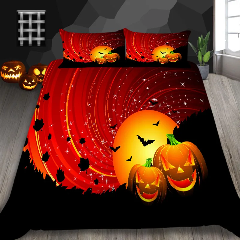 Autumn Pumpkin Halloween Bed Set