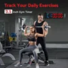 Gym Timer 3.5" Large LED Display Wall Clock Gym Interval Workout  Count Down & Up  Stopwatch Digital Timer for Fitness Home 5