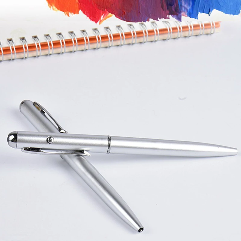 Creative Ballpoint Pen Invisible Ink Pen Secret Message Writing Drawing Ballpoint Pens Kids Toy School Office Supplies