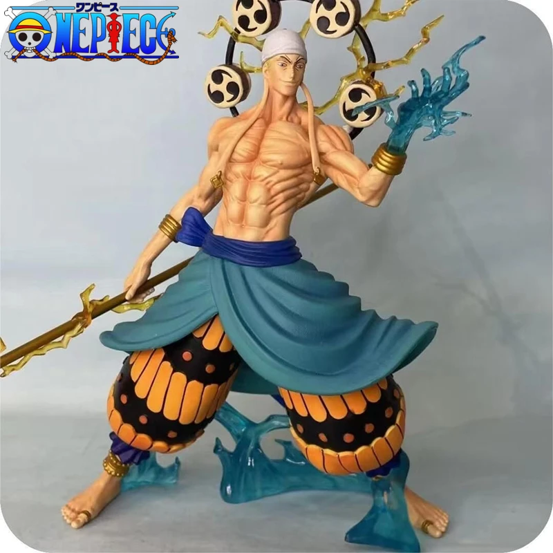 

31cm Anime One Piece Enel Figure Sky Piea Enel Battle Form Figures Gk Figurine Pvc Statue Model Doll Collectible Ornament Toys