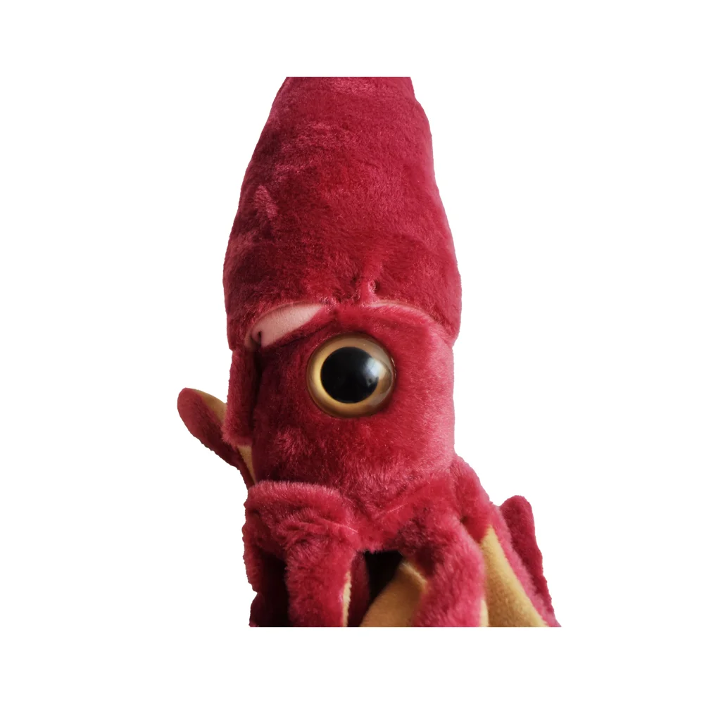 75cm vino rojo calamar de aguas profundas juguetes de peluche