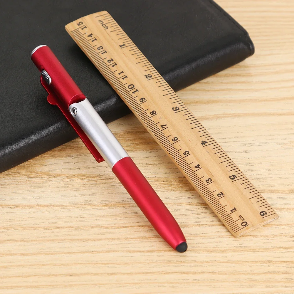 ABS Ballpoint Pen with LED Light and Phone Stand for Office and School