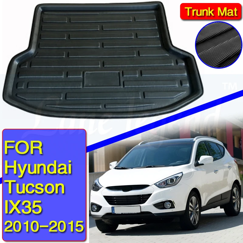 

Cargo Boot Liner Mat Rear Trunk Floor Tray Carpet Protector Mud Pad For Hyundai Tucson IX35 2010 2011 2012 2013 2014 2015