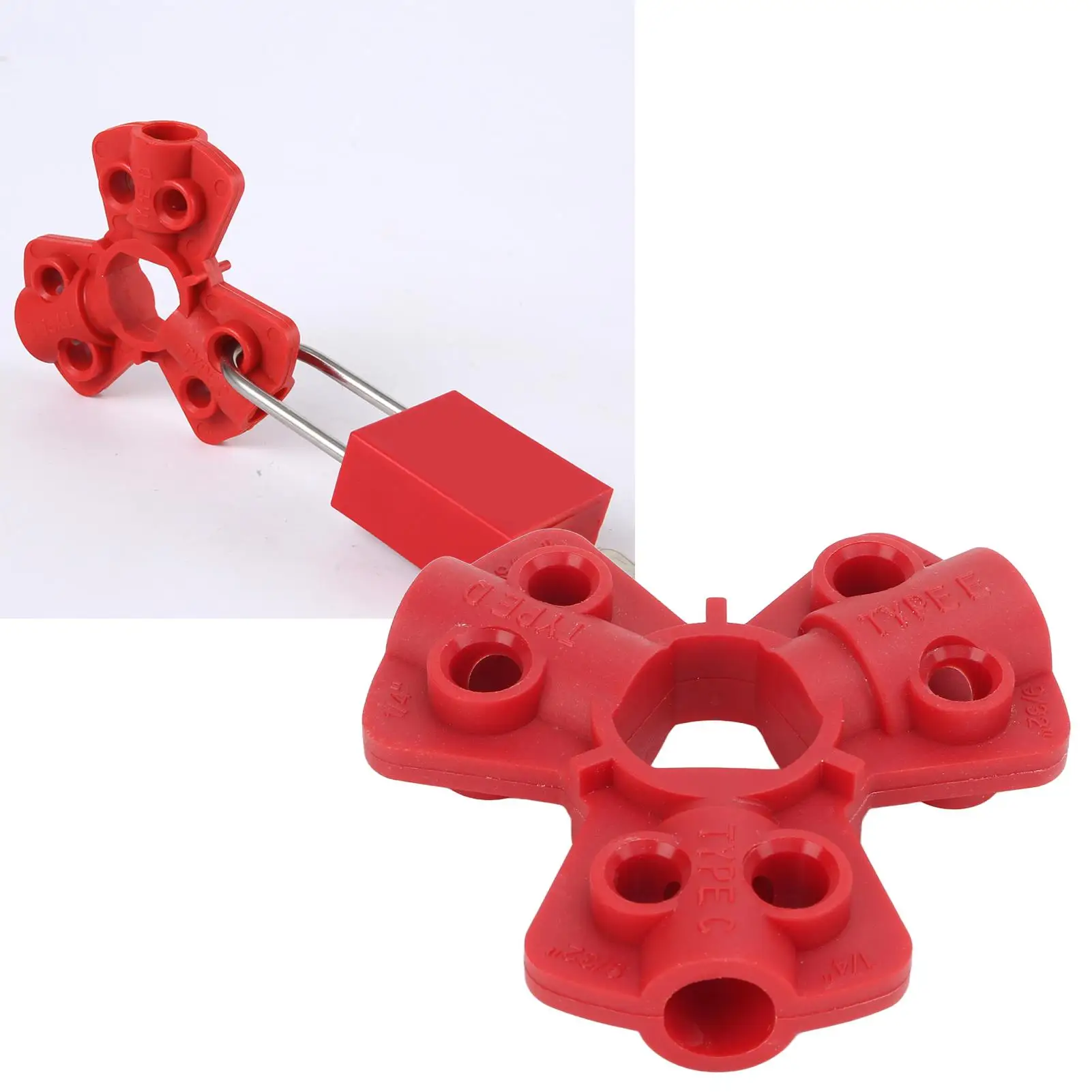 Pneumatic Quick Disconnect Gas Cylinder Safety Lock-Male Connector for Air Supply Isolation Lockout System