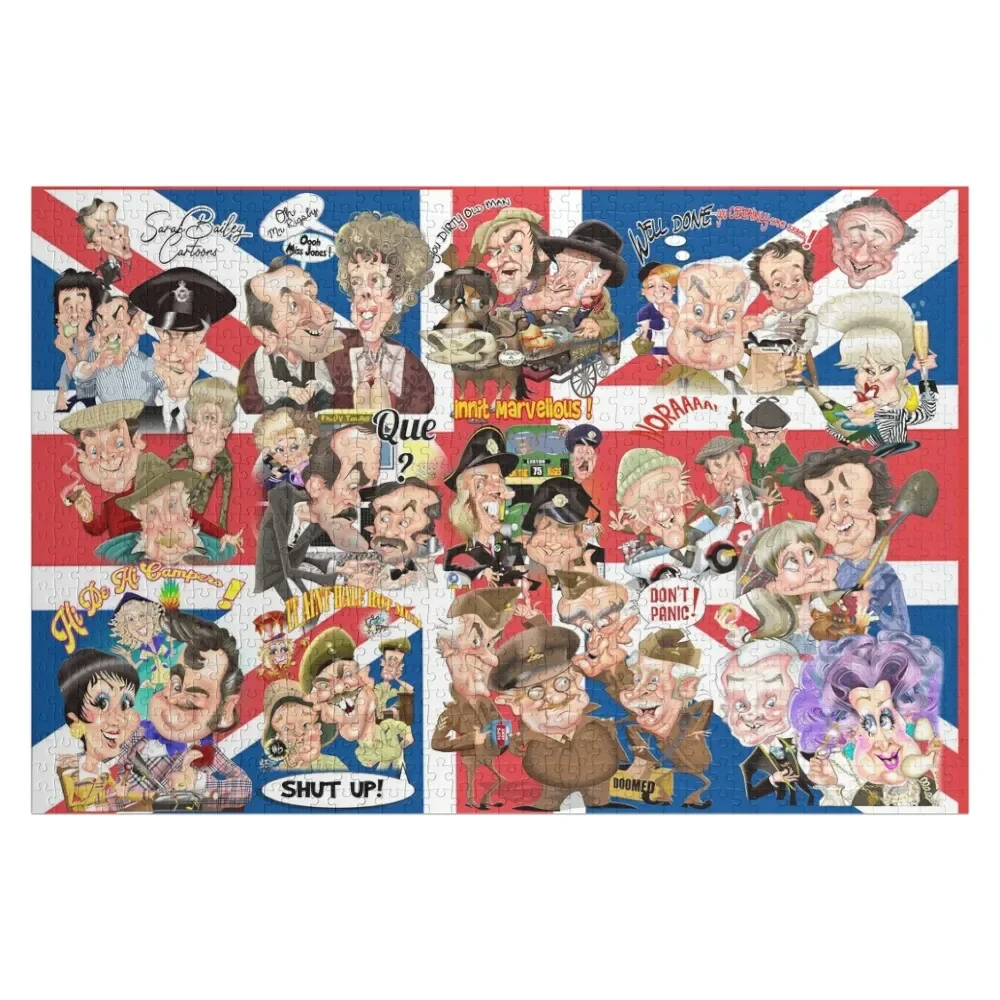 

British sitcoms compilation Jigsaw Puzzle Wood Animals Toys For Children Puzzle