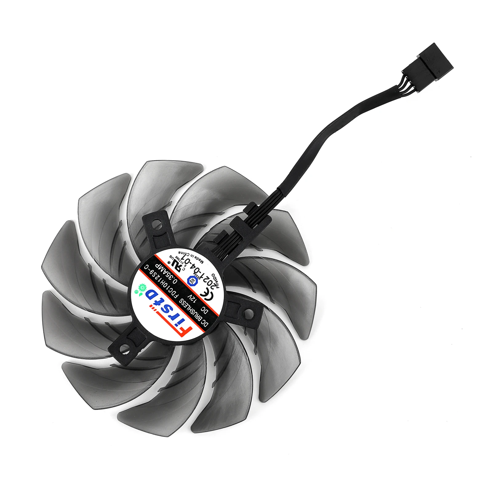 Cooler Fan Substituição para Asrock Amd Radeon rx 6600 6700 6800 6900 xt Fantasma Jogos Gráficos Placas de Vídeo Ventiladores Refrigeração Novo 87 mm - Imagem 2