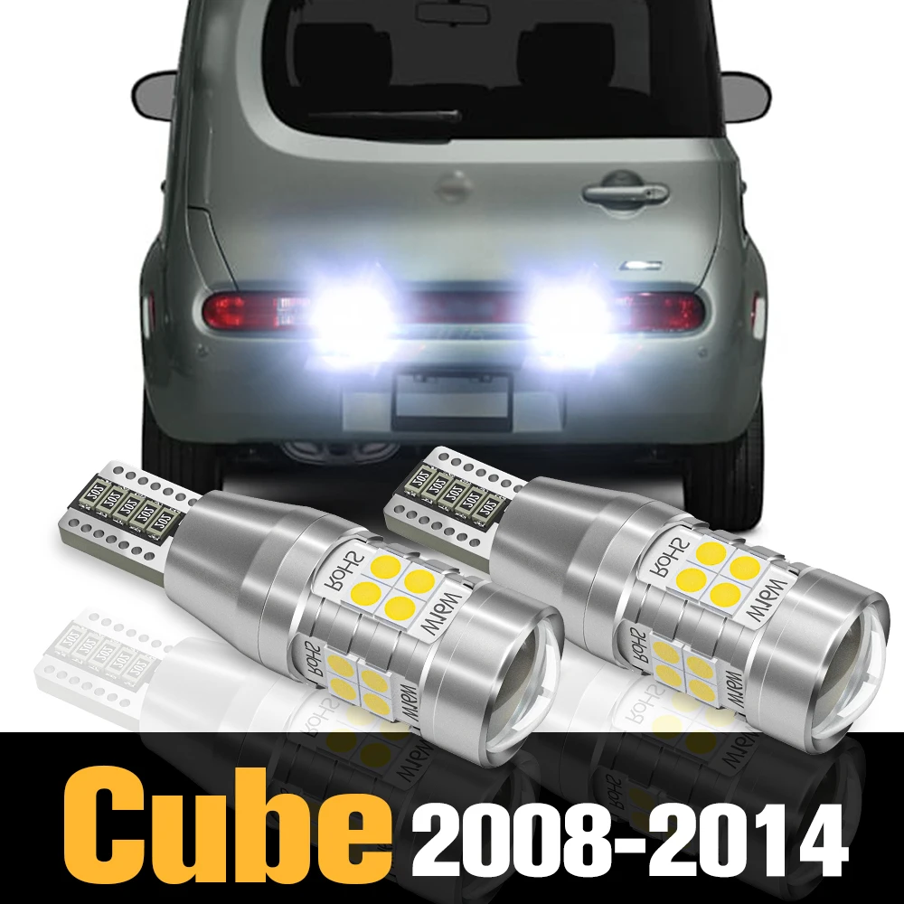 

2pcs Canbus LED Reverse Light Backup Lamp Accessories For Nissan Cube Z12 2008-2014 2009 2010 2011 2012 2013