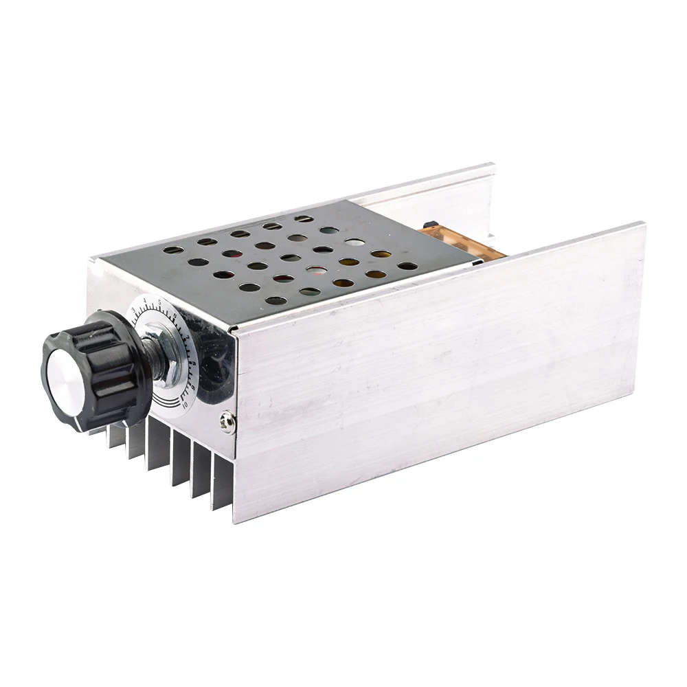 6000W AC 220V Speed Controller High Power SCR Voltage Regulator Dimmer Switch Speed Temperature Control Thermostat