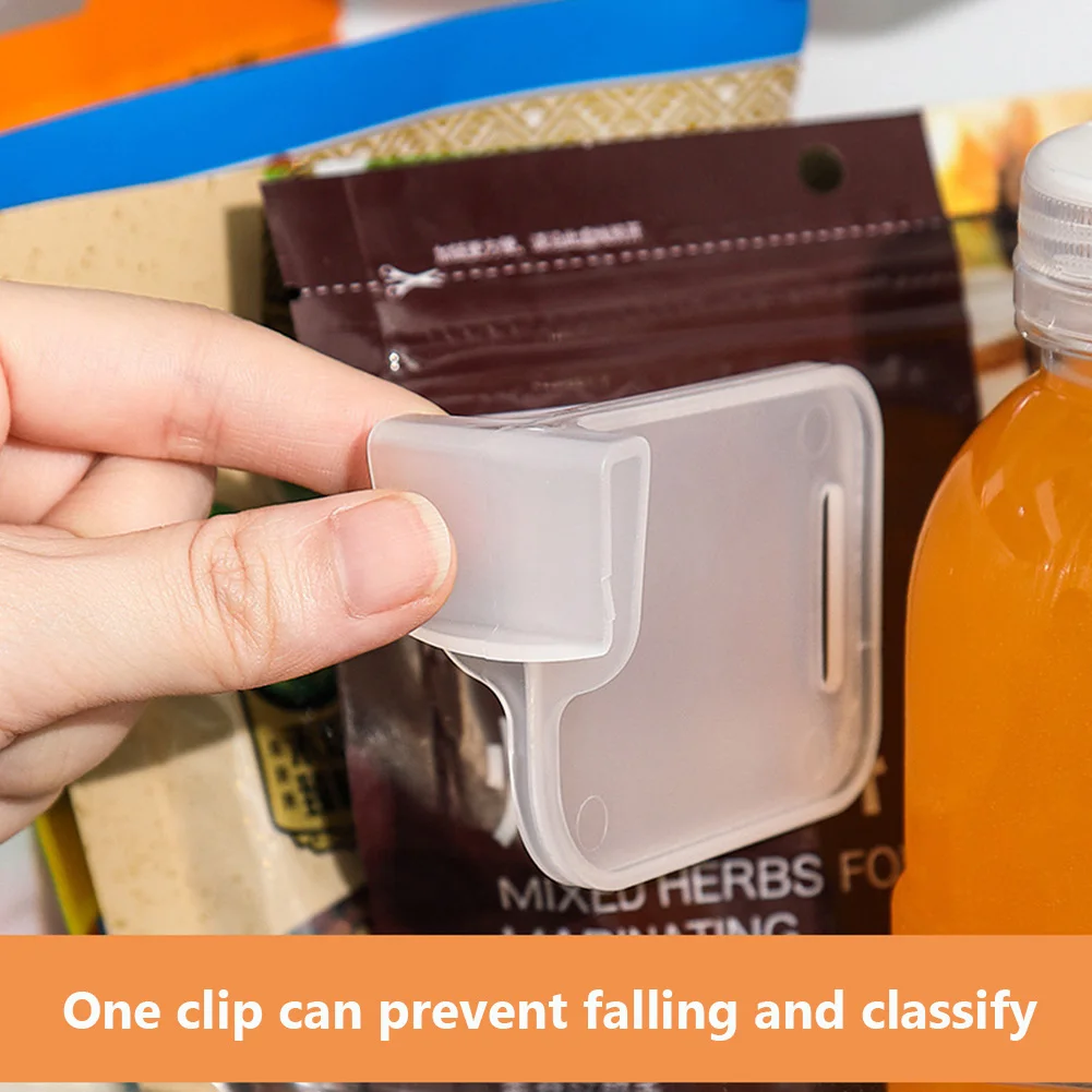 4 Pack Fridge Storage Container Divider Kitchen Pantry Storage Gadget Fridge Divider Bottle Can Divider for Home Kitchen