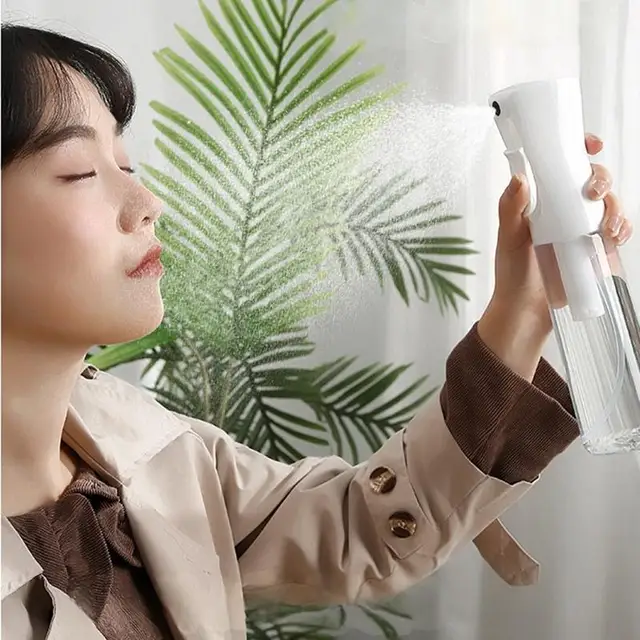 High Pressure Continuous Spray Bottle Hair Care Makeup Water Replenishing Spray Bottle Separate Bottle Press Mist Spray Bottle 6