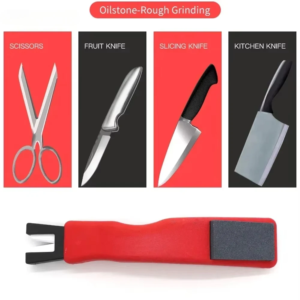 Ice Hockey Shoes Handheld Ice Skate Edge Blade Sharpener Sharpening Stone Tool for Hockey Skates Figure Skating Blade