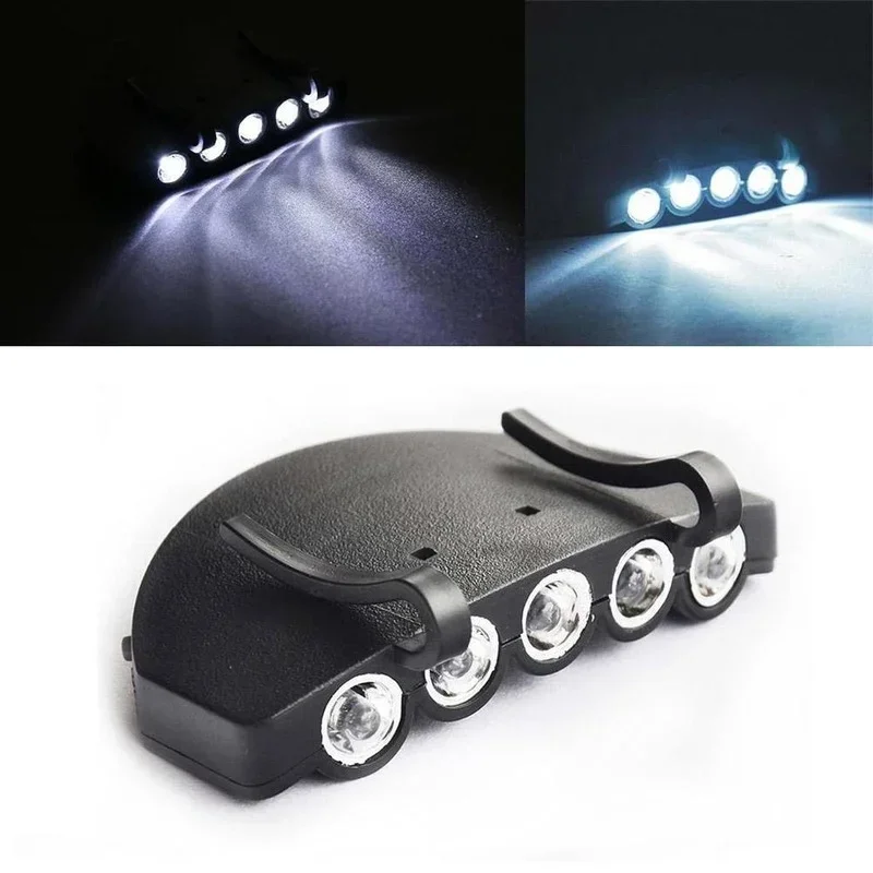 11-LED Head Flashlight Super Bright Night Fishing Cap Light Headlamp Head Hat Clip on Light Fishing Lamp