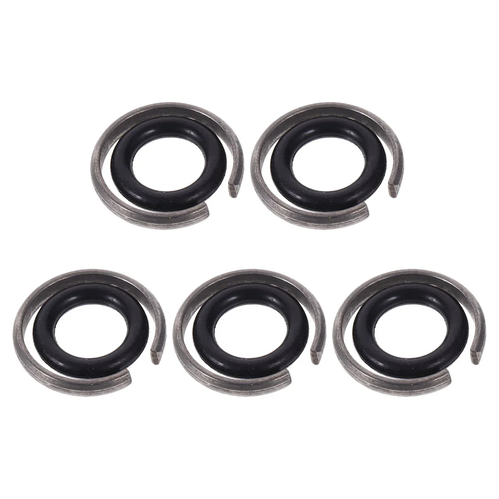 

5 Sets Wrench Ring O-ring Tools Drive Socket Retainer Retaining for Impact Parts Accessories Rubber Rings O-rings Clip Friction