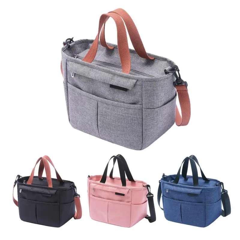 

Женская Термосумка для ланча, изолированный Ланч-бокс, герметичная водонепроницаемая сумка-холодильник, Студенческая Портативная сумка для ланча, пищевой контейнер