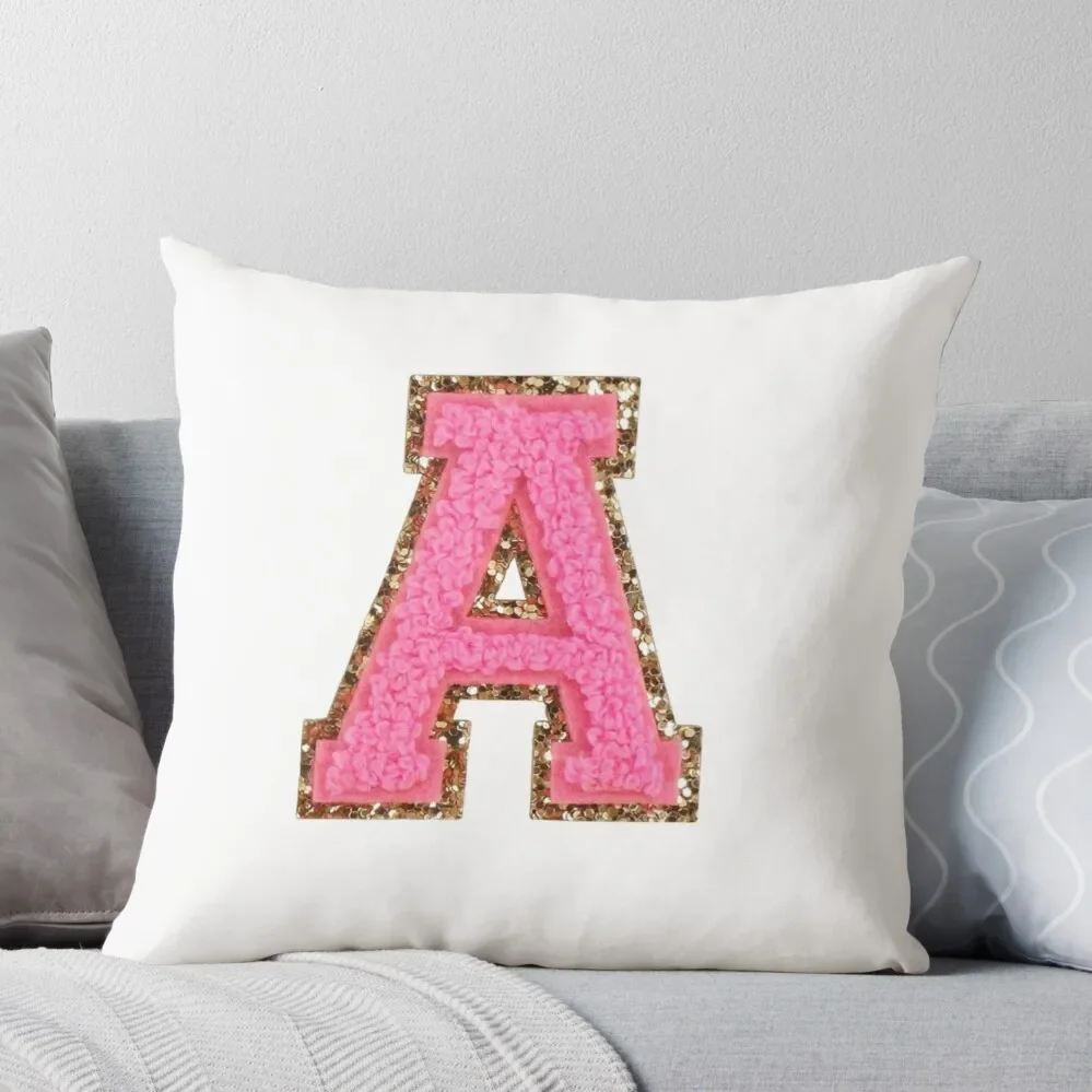 

stoney clover lane A patch Throw Pillow Pillow Cover Decorative Cushion