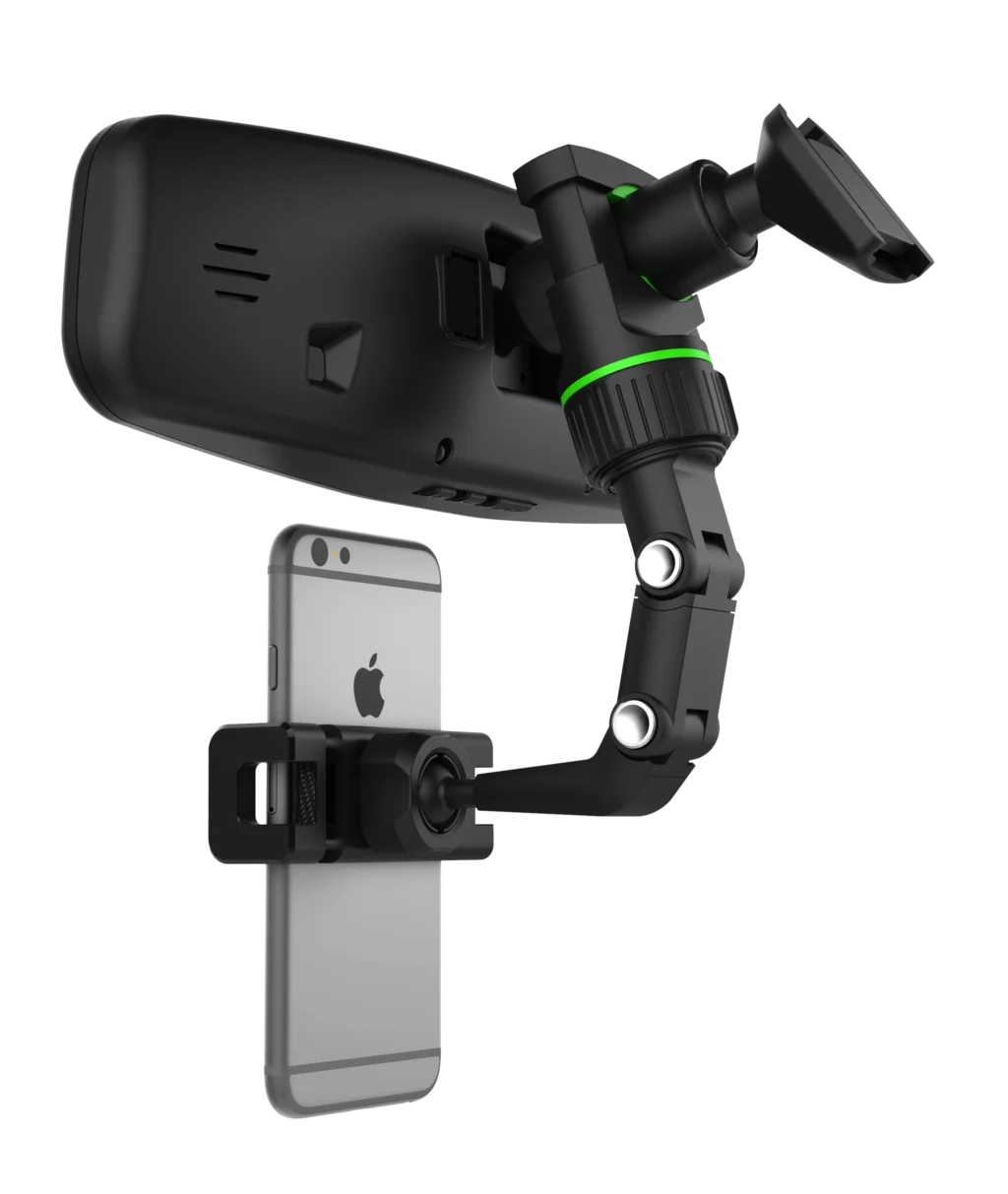 Multifunctional Rear View Mirror Phone Holder Car Phone Holder 360