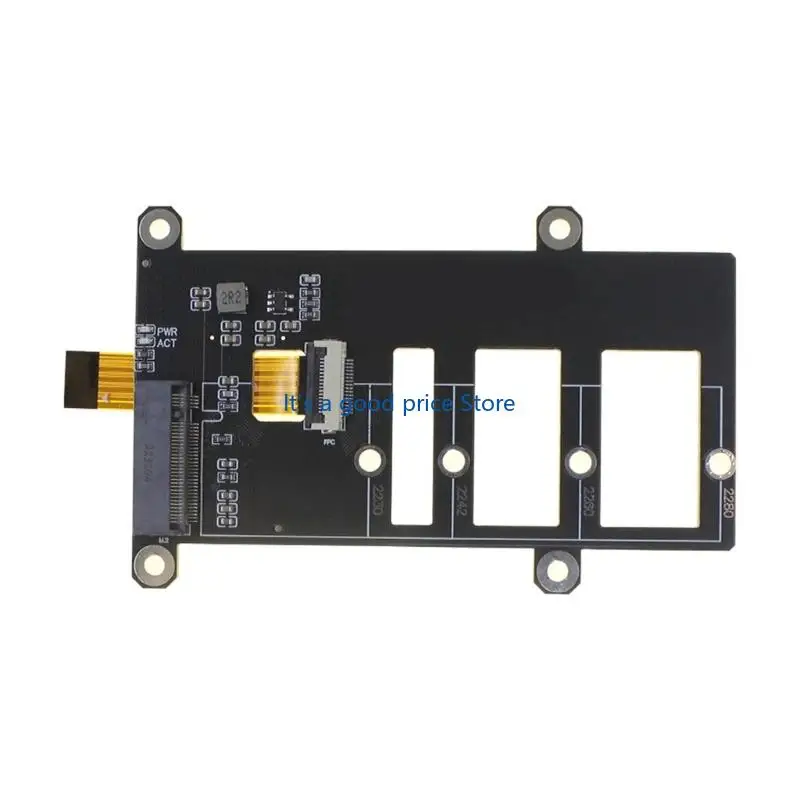 소형 저장 장치 PCIe-M.2 2230 2242 2280 단일 보드 컴퓨터용 NVMe 보드 하드 드라이브 어댑터
