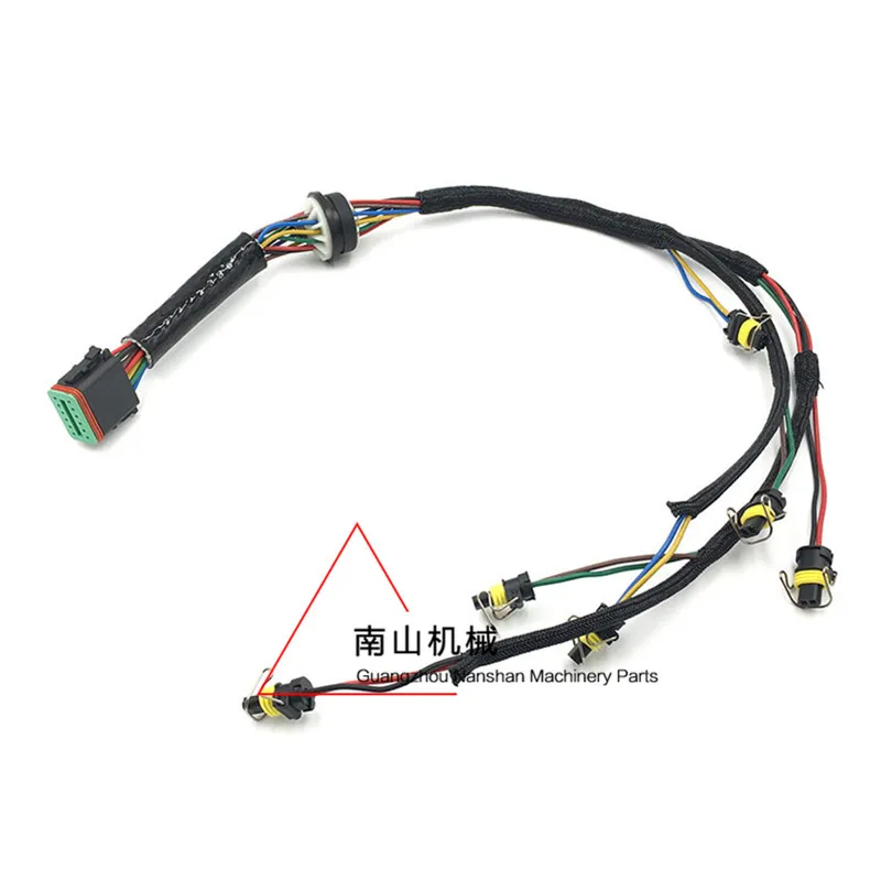 

C7 engine fuel injector harness plug excavator Caterpillar E324 325 329D
