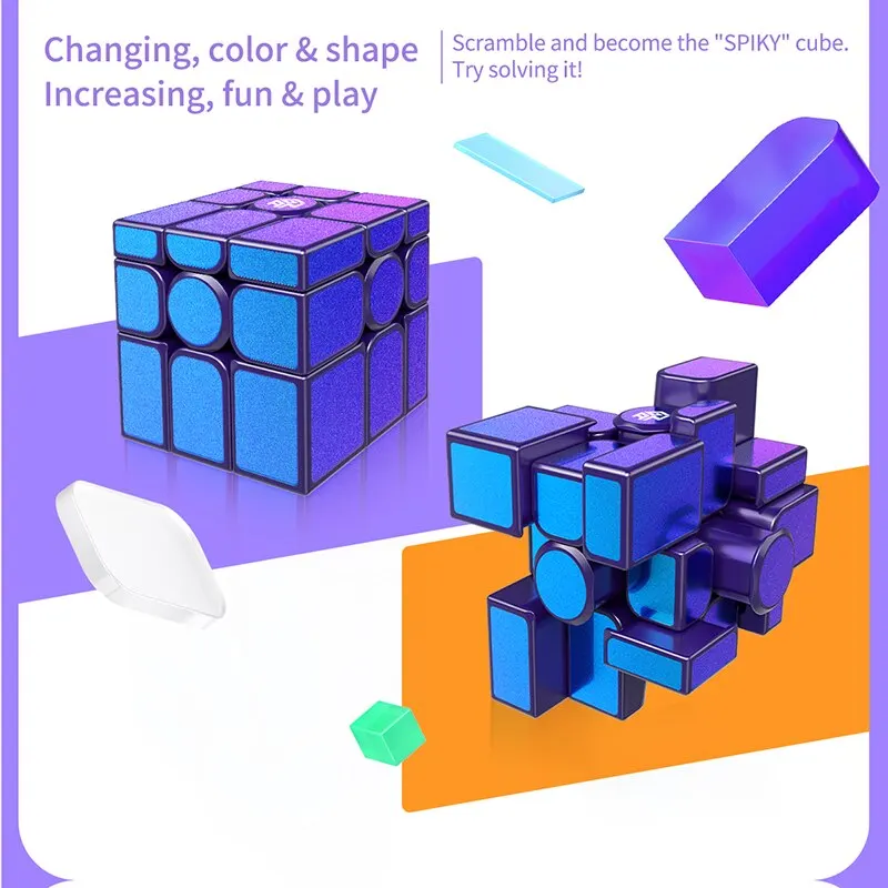 Speed Cube GAN Mirror M UV Magnetic Magic Stickerless Professional Fidget Toys GAN MIRROR M Cubo Magico Puzzle
