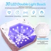 Rechargeable 72W UV LED Nail Lamp For Nails 30LEDS Wireless Gel Polish Curing Lamp With Large Screen Professional Nail Equipment 3