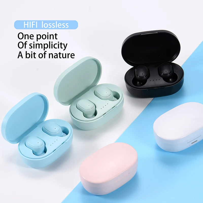

Original A6S TWS headset Wireless Bluetooth headset Hearing aid Sports Stereo Bluetooth headset Suitable for Xiaomi Huawei Apple