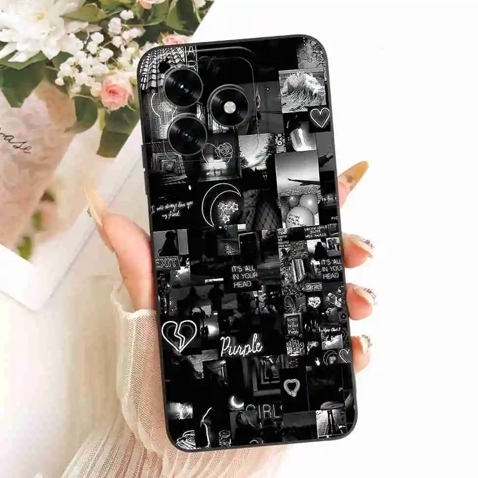Lovely Sweet Rabbit Panda Soft Silicone Phone Case - Shockproof Bumper Cover