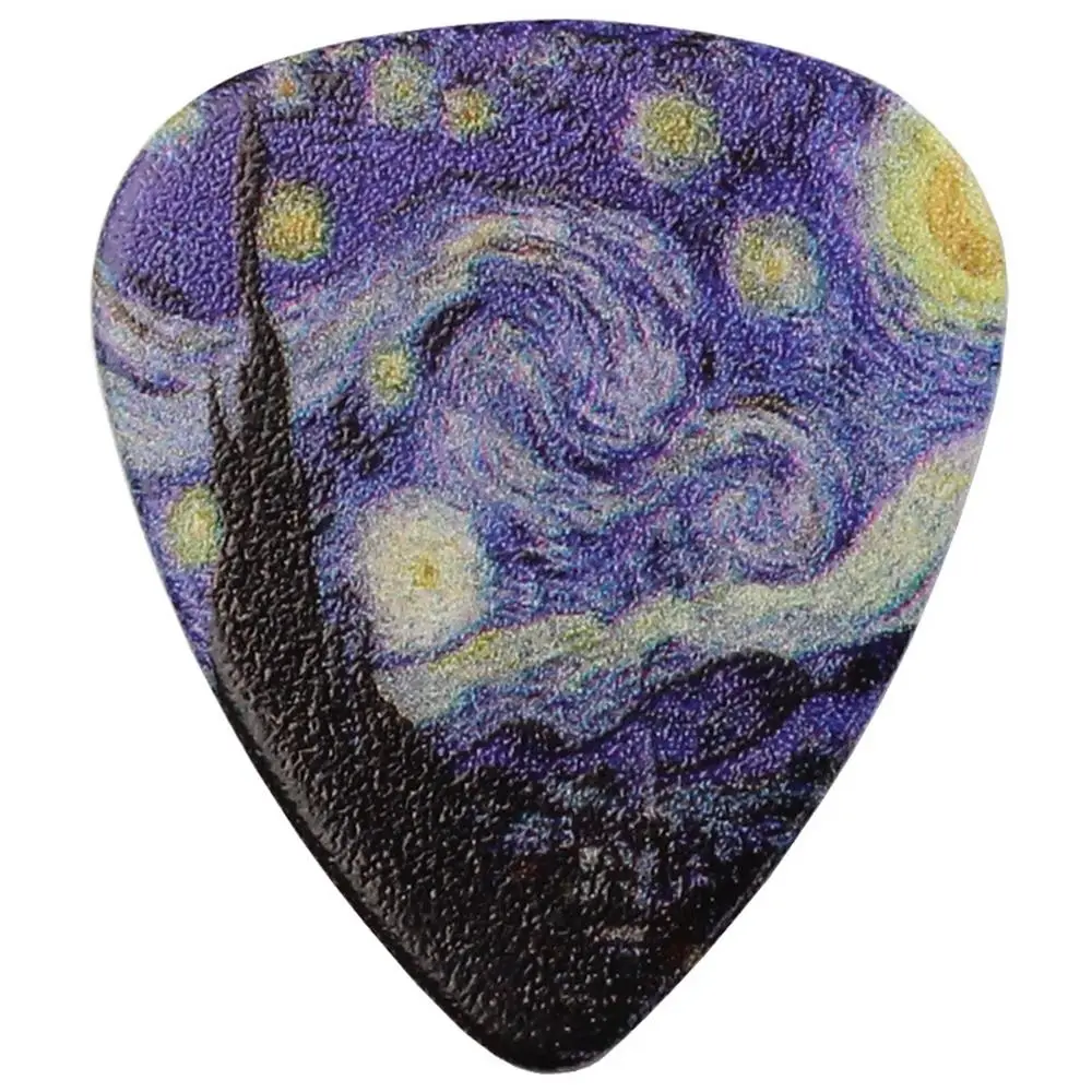 Guitars Accessories Premium Sound Finger Pick Acoustic Guitar Pick Star Sky Design Guitar Picks guitar picks