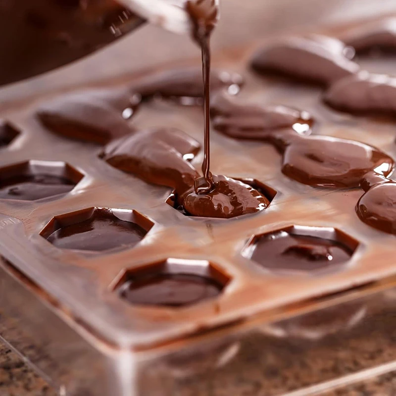 Chocolate Mold 3D Polycarbonate Transparent Plastic Kitchen Baking Tools for DIY Pastry... - SKU CMHB1738 - UGI Packaging