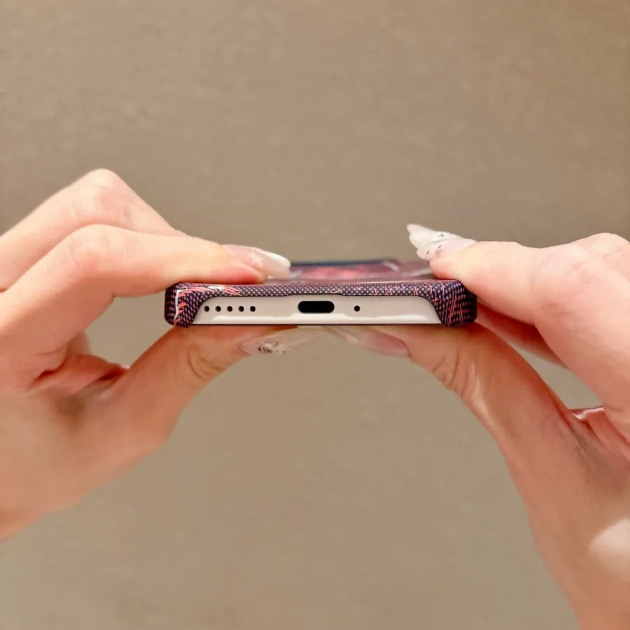 Wave Pattern Borderless Ultra-Thin Phone Case