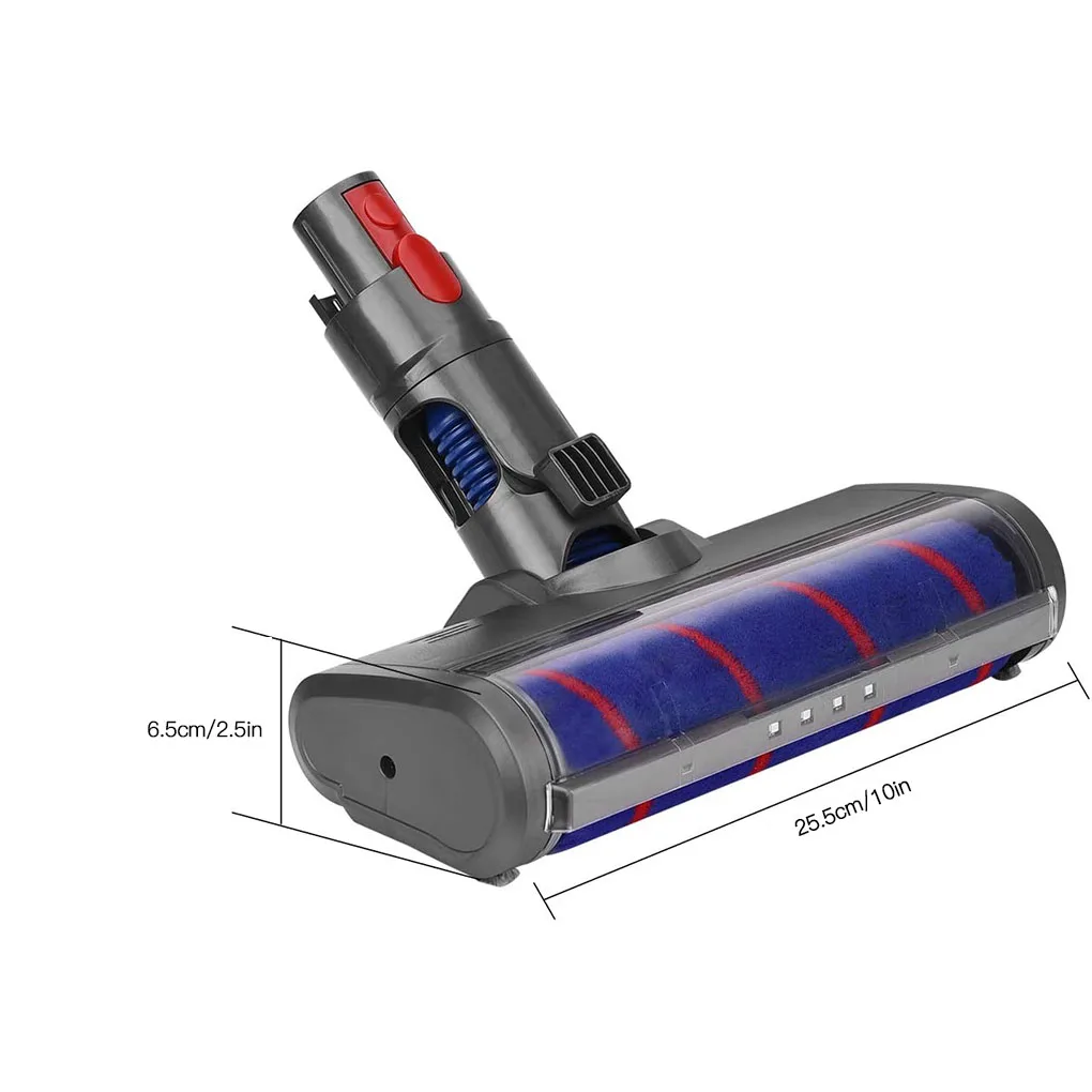 Sweeper Head Household Replaceable Roller for Vacuum Sweeper Soft Sweeper Head Replacement for Dyson V7 V8