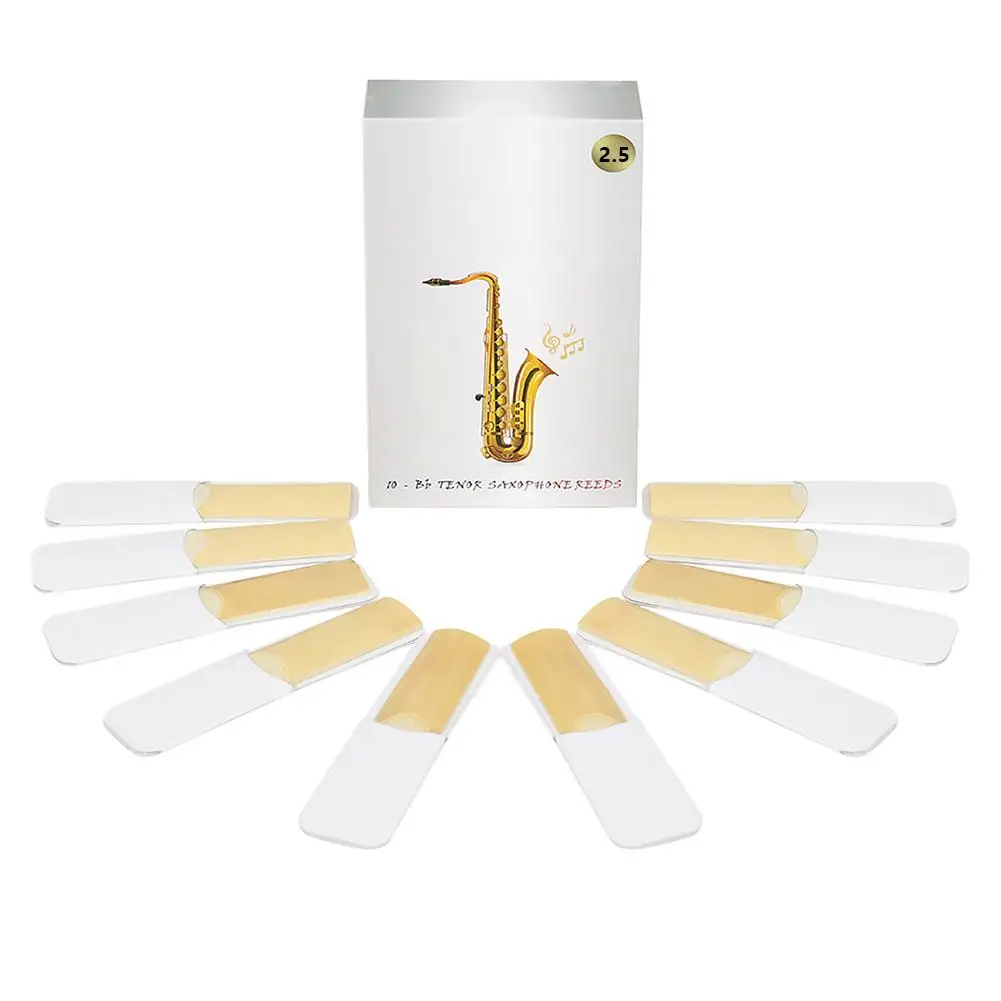 10 Pezzi Soprano Alto Tenore Sassofono Canne Forza 2.0 2.5 3.0 Canne Sassofono Per Sax Clarinetto Giocatore Principiante