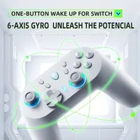 ThundeRobot-Gamepad inalámbrico G45 Pro, controlador de juegos de tres modos, Efecto Hall, NFC integrado para Switch, Windows, PC, STEAM TV - Imagen 3