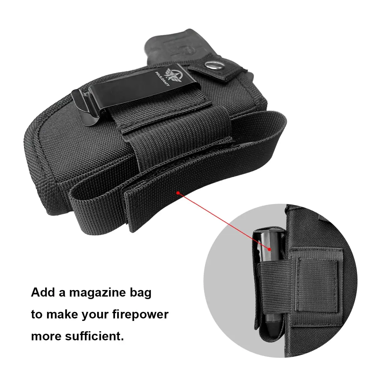 IWB/OWB Gun Holsters for Small Pistols: Ruger LCP 380, LCP MAX, II- Sig Sauer P365 P238- Walther PPK 380, CCP- S&W Beretta