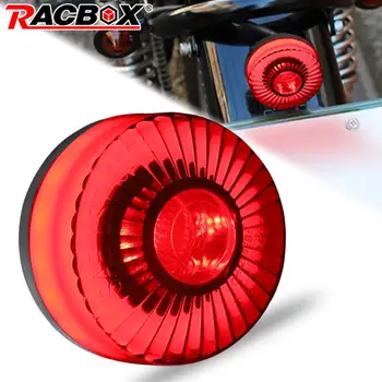 Fanale posteriore rotondo per moto fanale posteriore a LED fanale posteriore per moto Pit Bike ATV UTV Cafe Racer Chopper Bobber Scooter 12V
