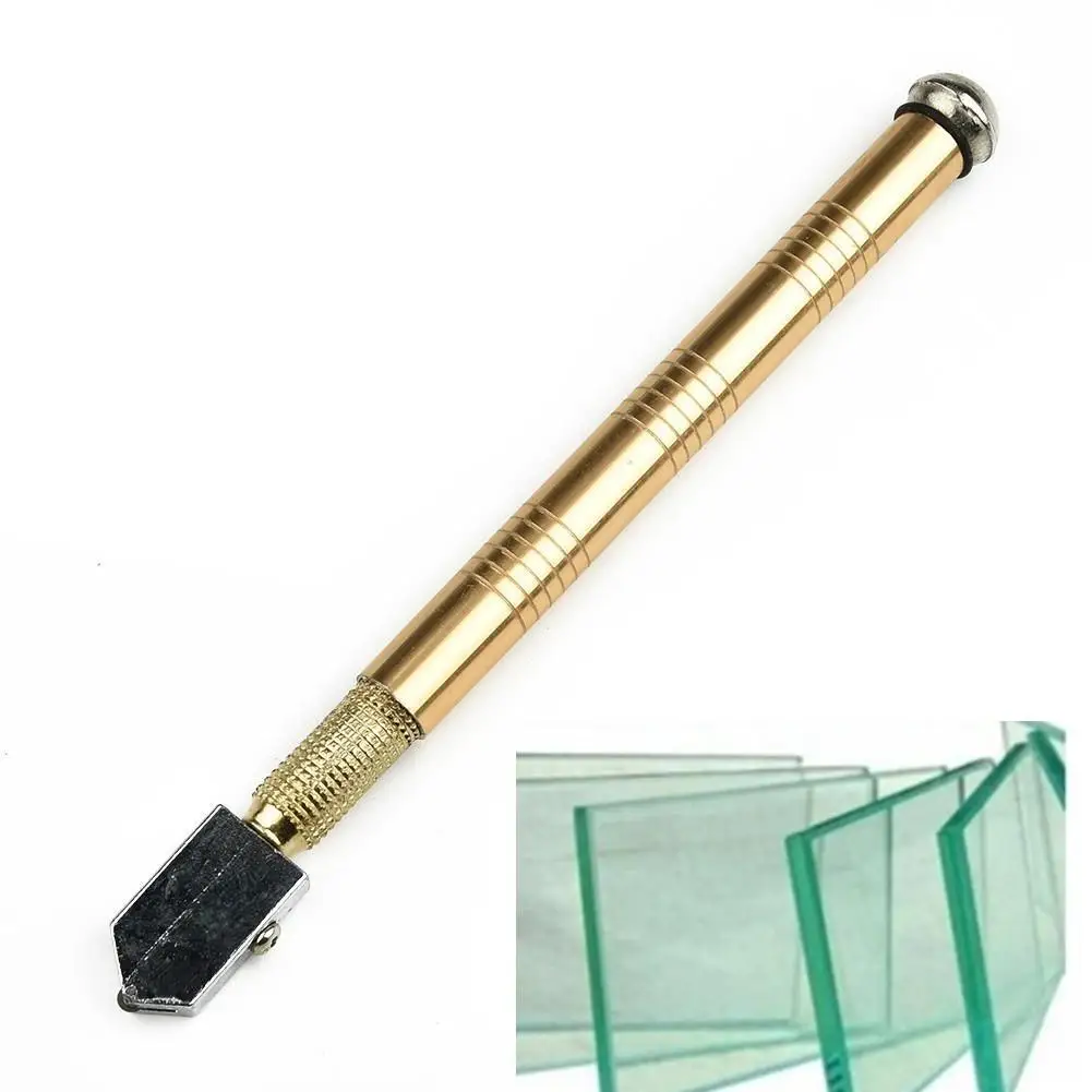 Diamond Glass Cutter Professional Portable Wheel Blade Antislip Metal  Handle 175mm For Diy Tile Mirror Craft Cutting Hand Tools - Glass Cutter -  AliExpress