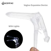 1Pcs Clear Vagina Expansion Device With Lights Adult Genitals Anal Vaginal Dilator Colposcopy Speculum Medical Feminine Hygiene 1
