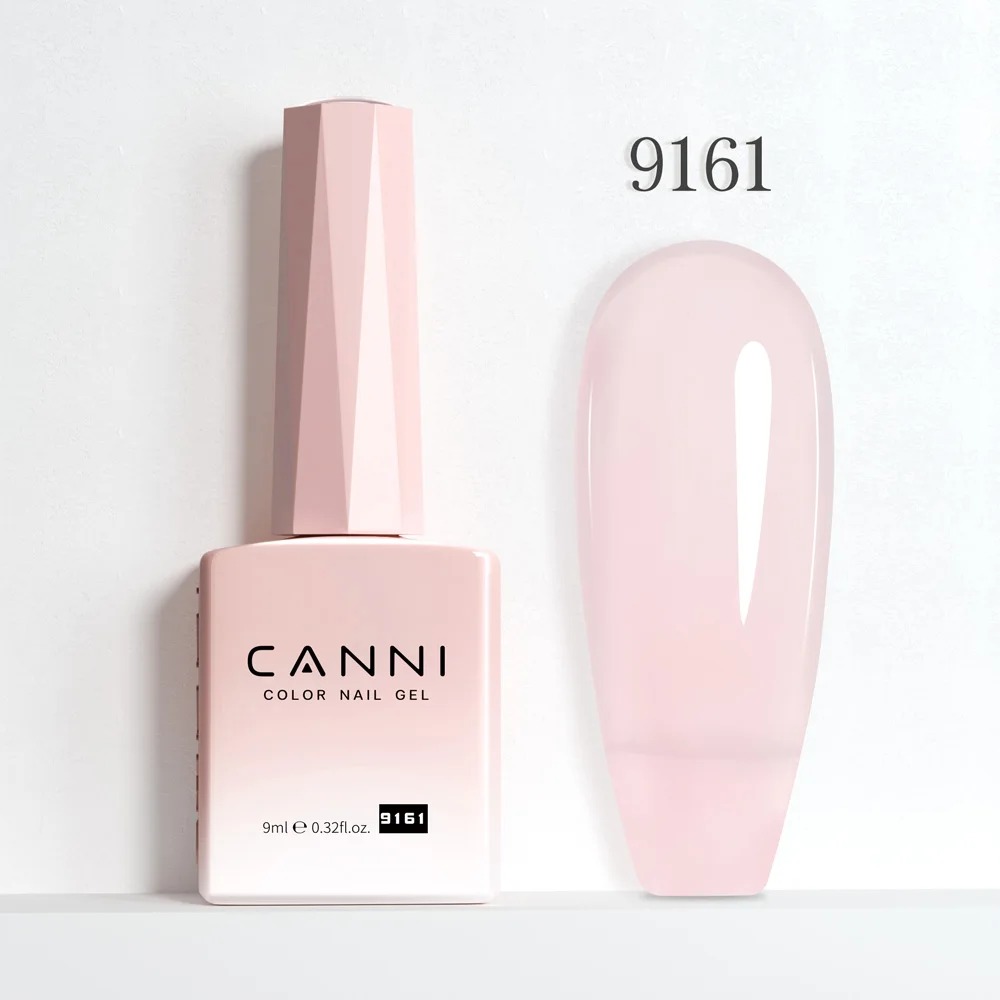 CANNI HEMA Free Black Glitter Diamond Sparkle Gel Polish - Long-Lasting Glossy Finish