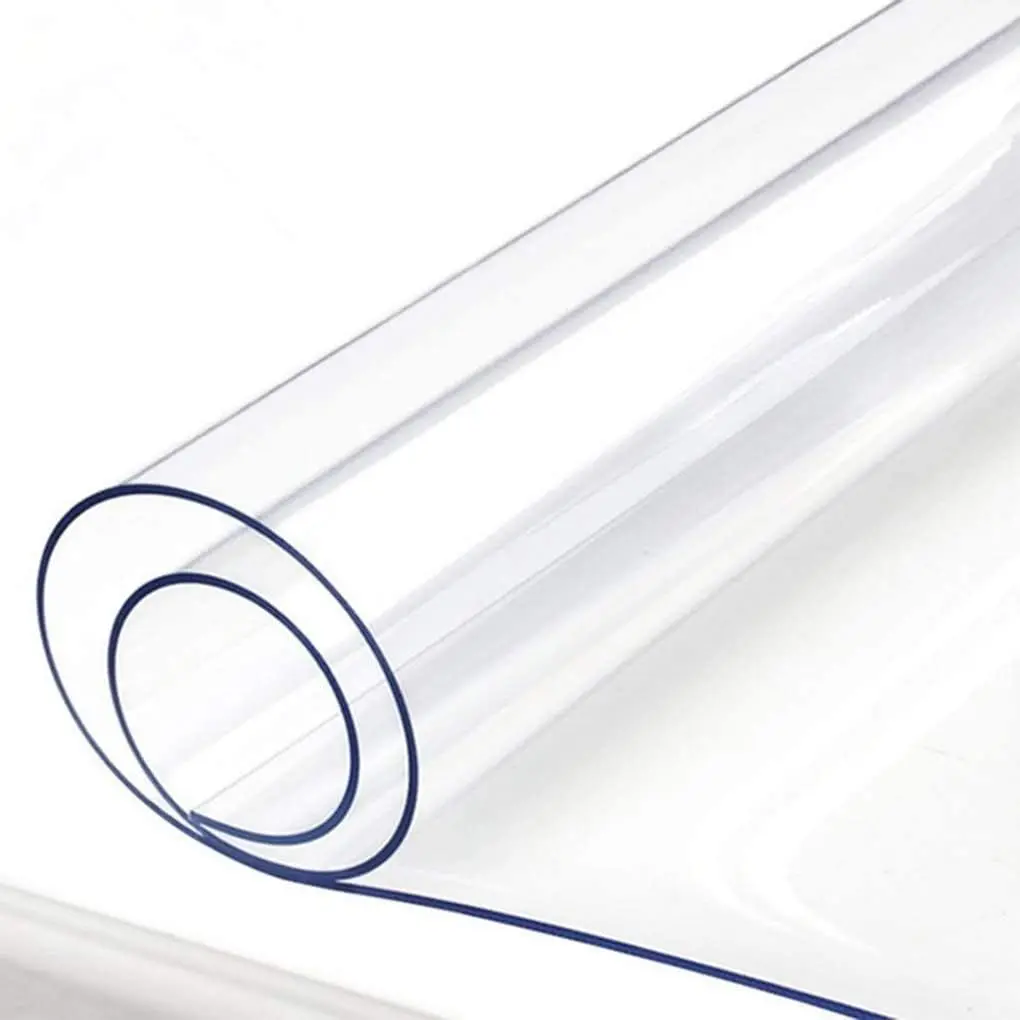 Clear Table Cover Protector Rectangular Plastic Tablecloth Cover Waterproof Oil-Proof Transparent Table Cloth | table cloth,rectangular tablecloth,table protector