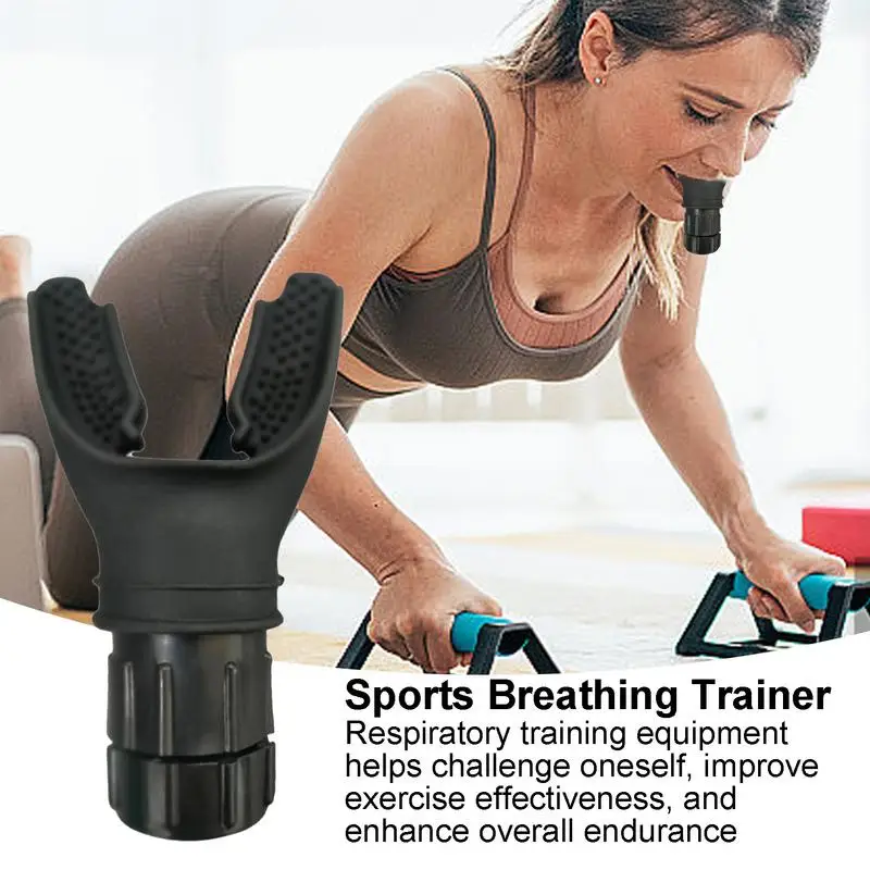 Sports Breathing Trainer Portable Lung Capacity Abdominal Breathing Trainer With Adjustable Intensity Knob Improve Strength breathing exerciser breathing trainer