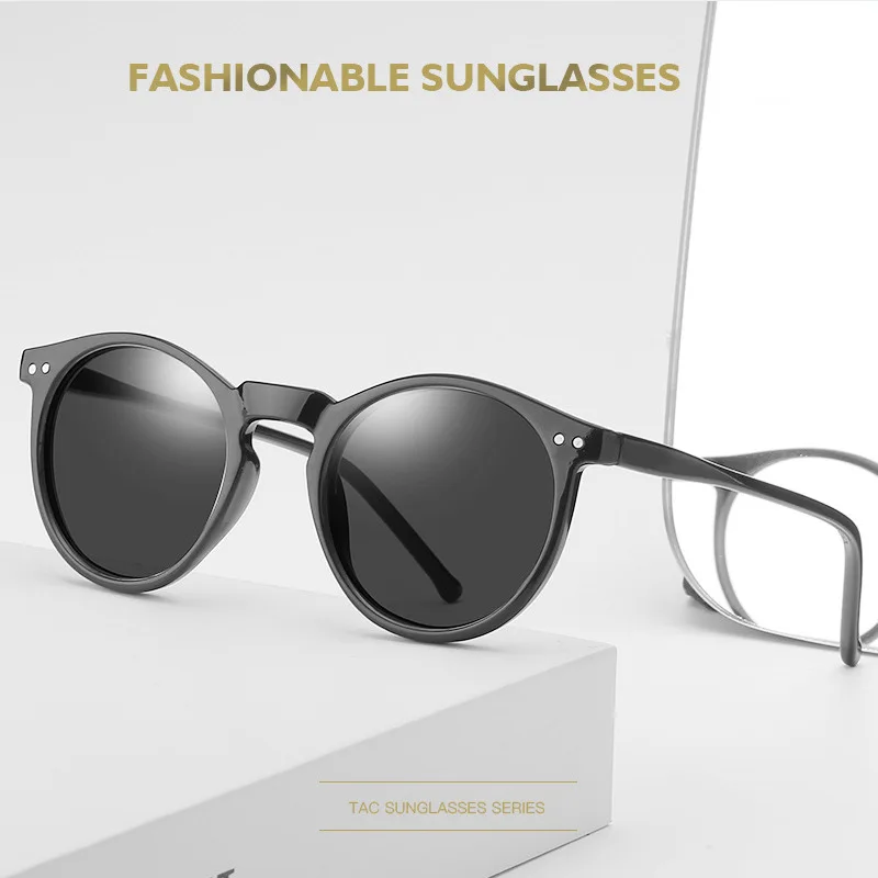 

rivet polarized sunglasses women men 2023 High quality classic fashion vintage foreign trade driving shades mirror oculos uv400