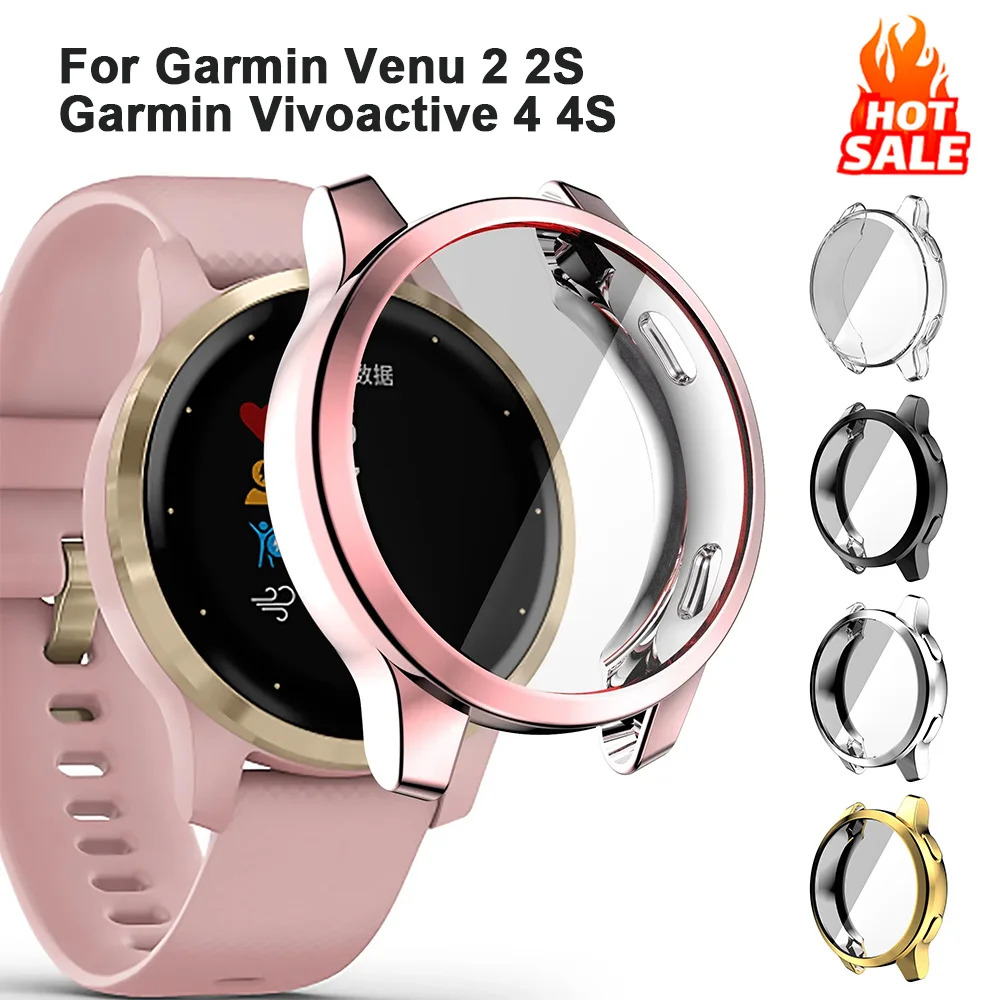 Silicone Protective Smartwatch Frame Cover - Bumper Shell, No Glass