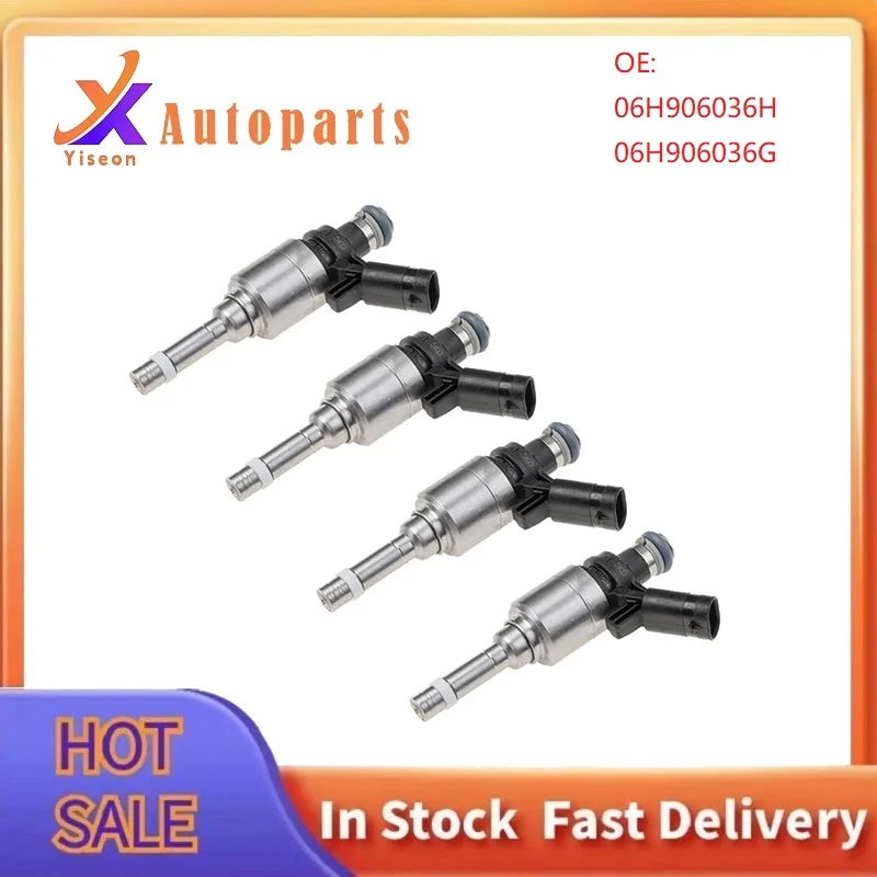 

Fuel Injector 06H906036H Auto Parts 06H906036G For For AUDI A3 A4 A5 A6 A8 Q3 Q5 TT 2.0 TFSI Quattro 2004-2017 Replacement