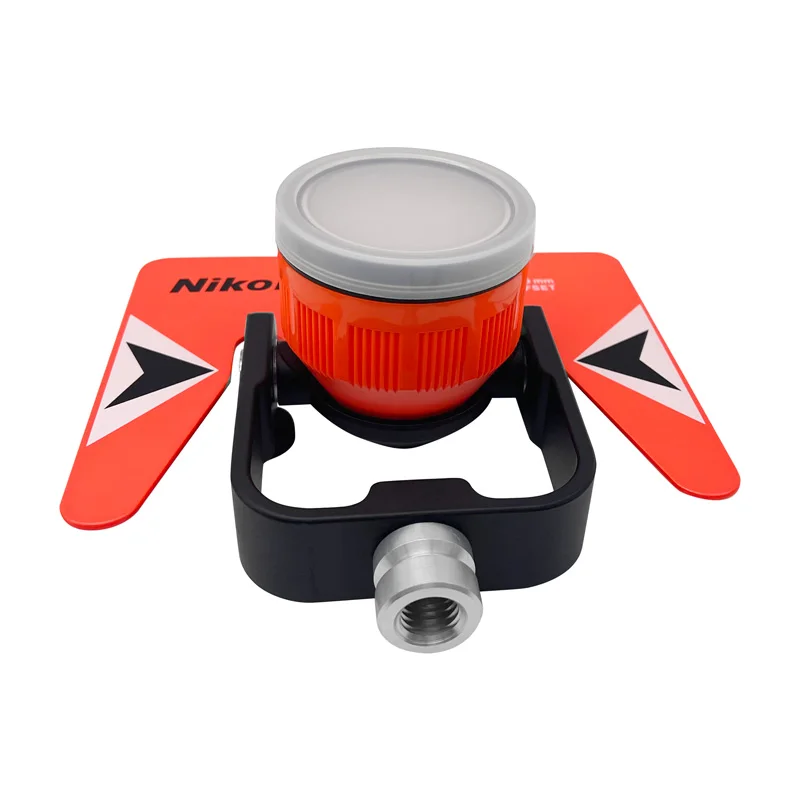 Red Single Prism For Nikon Total Station Survey Tool Prism With