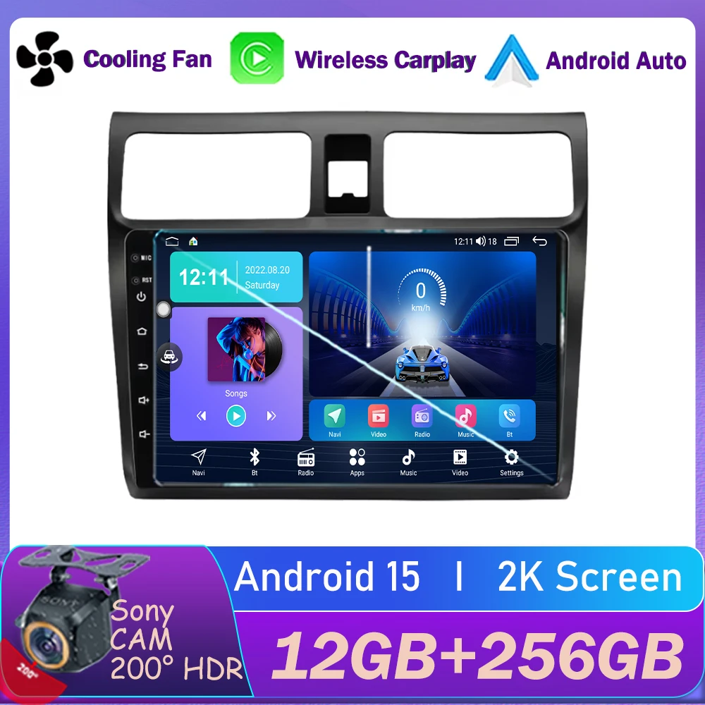 Carplay Android Auto Stereo For Suzuki Swift 2003 - 2010 Multimedia ...