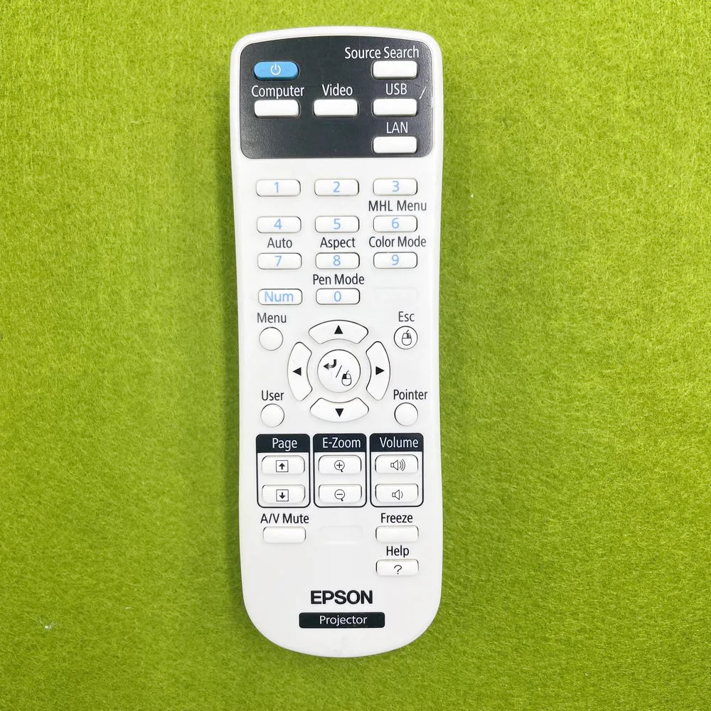 

USED Original Remote Control For Epson EB-C50X EB-C45X EB-C20X EB-C05S EB-CU600WI CB-X25 CB-536WI CB-530 CB-535W Projector